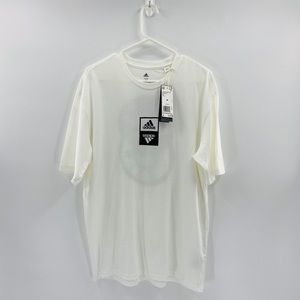 Adidas ONETEAM AMP Short Sleeve ‘White’ Tee Men’s Size Medium